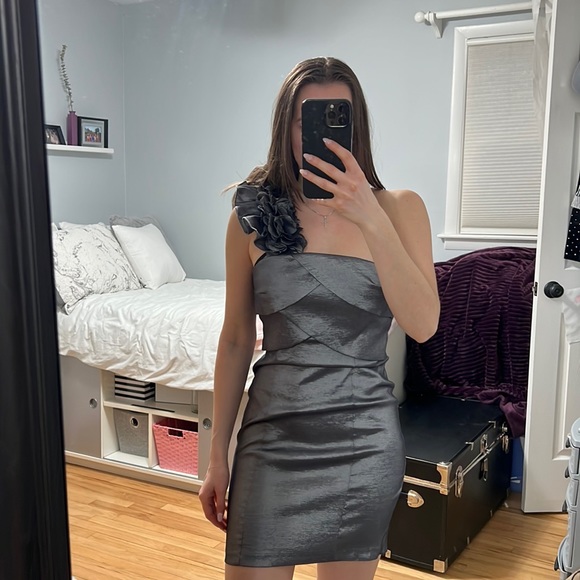 Metallic Special Occasion Dress - Picture 1 of 4